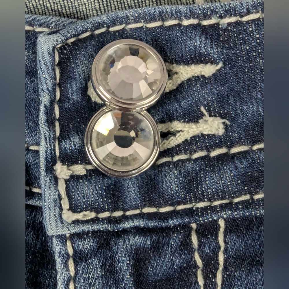 Vigoss The New York Bootcut Size 9/10 Distressed In Super Condition - Picture 11 of 14